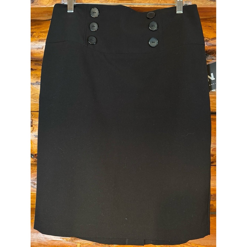 I.N. San Francisco Black Pencil Skirt Size 11